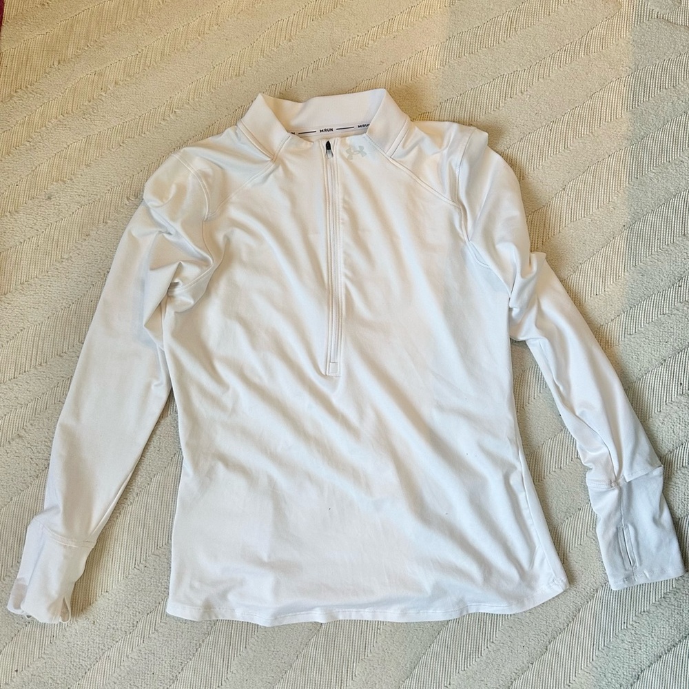 Under Armour White Running Top